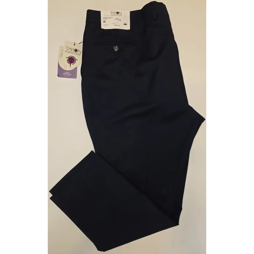 NWT‎ 40W x 30L Men's Dress Pants Dark Blue Tayion by Montee Holland MSRP $175